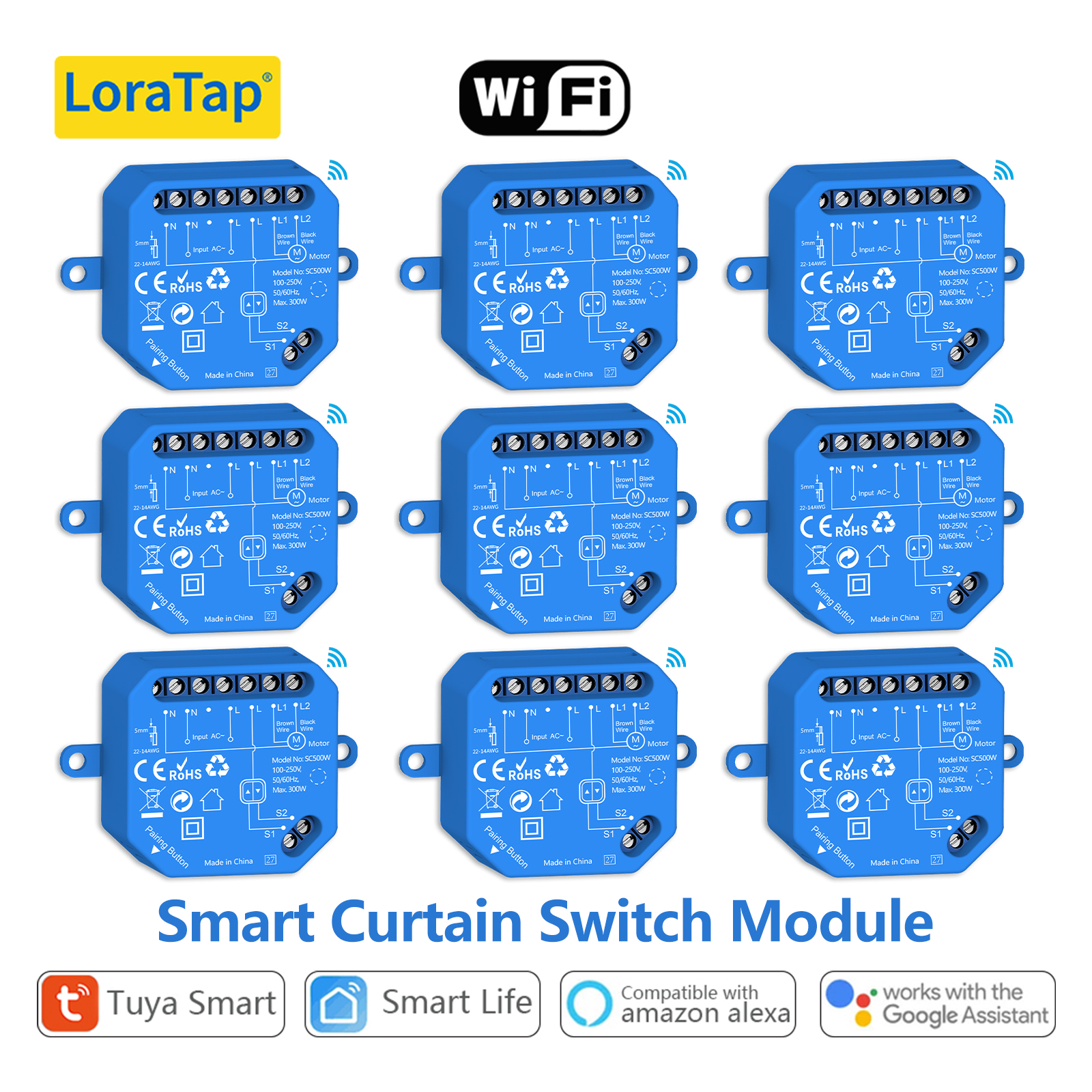 Home Cinema App - LoraTap Tuya Smart Roller Shutter Curtain