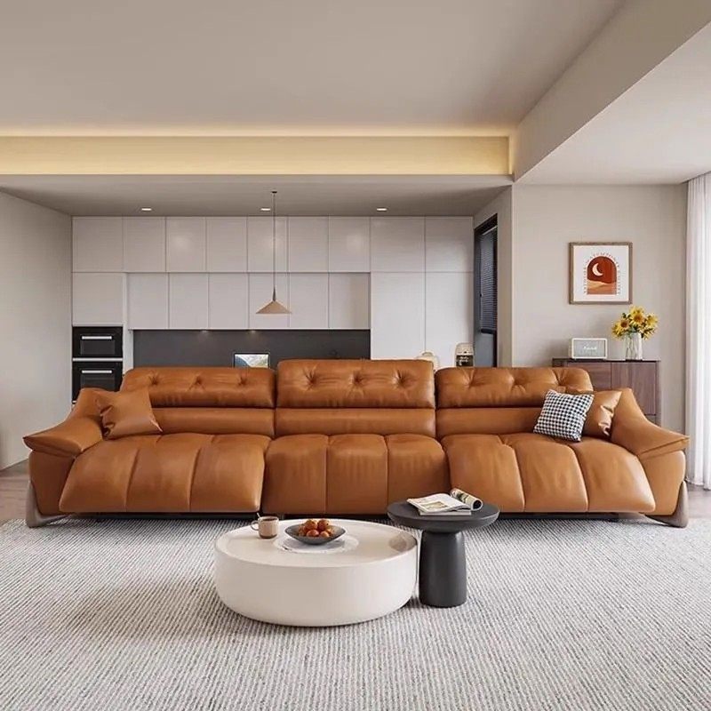 Home Cinema Chairs - Armrest Loveseat Electric Sofa Waterproof Design