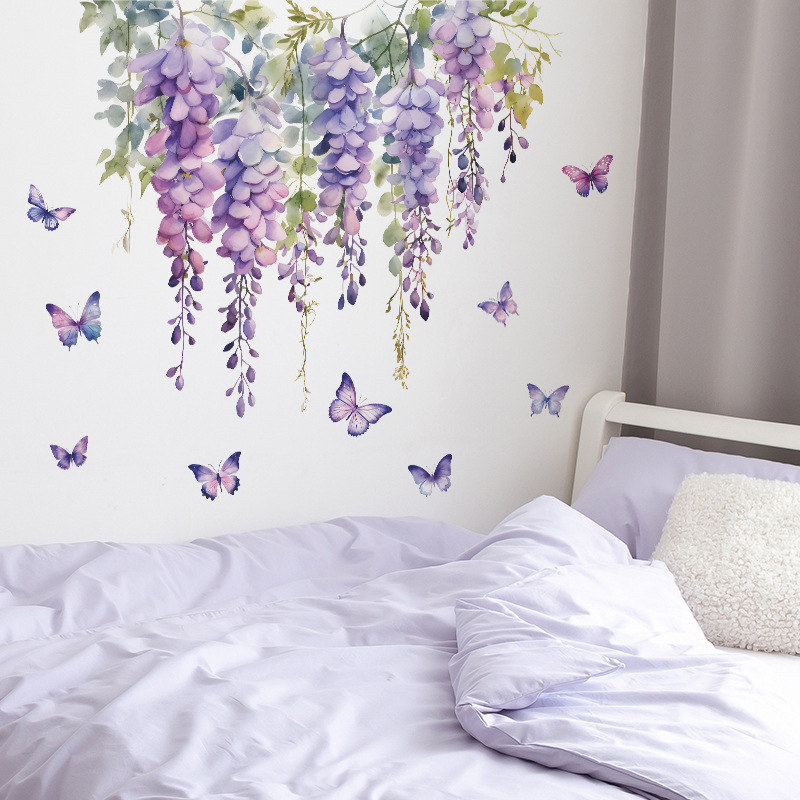 Purple Flowers Butterfly Wall  - Home Cinema Wall recensione e prezzo