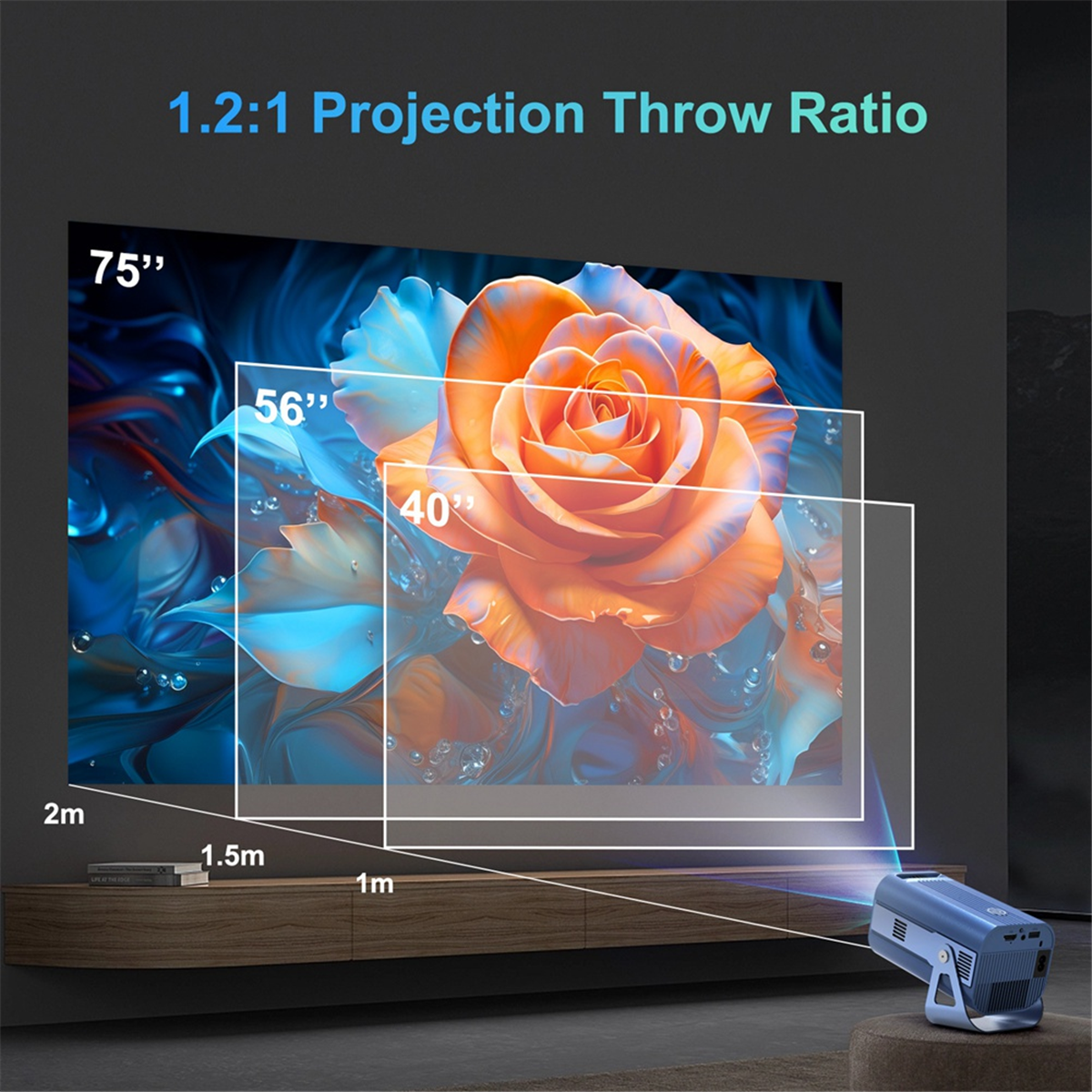 Portable Projector with WiFi6  - Home Cinema Uk recensione e prezzo