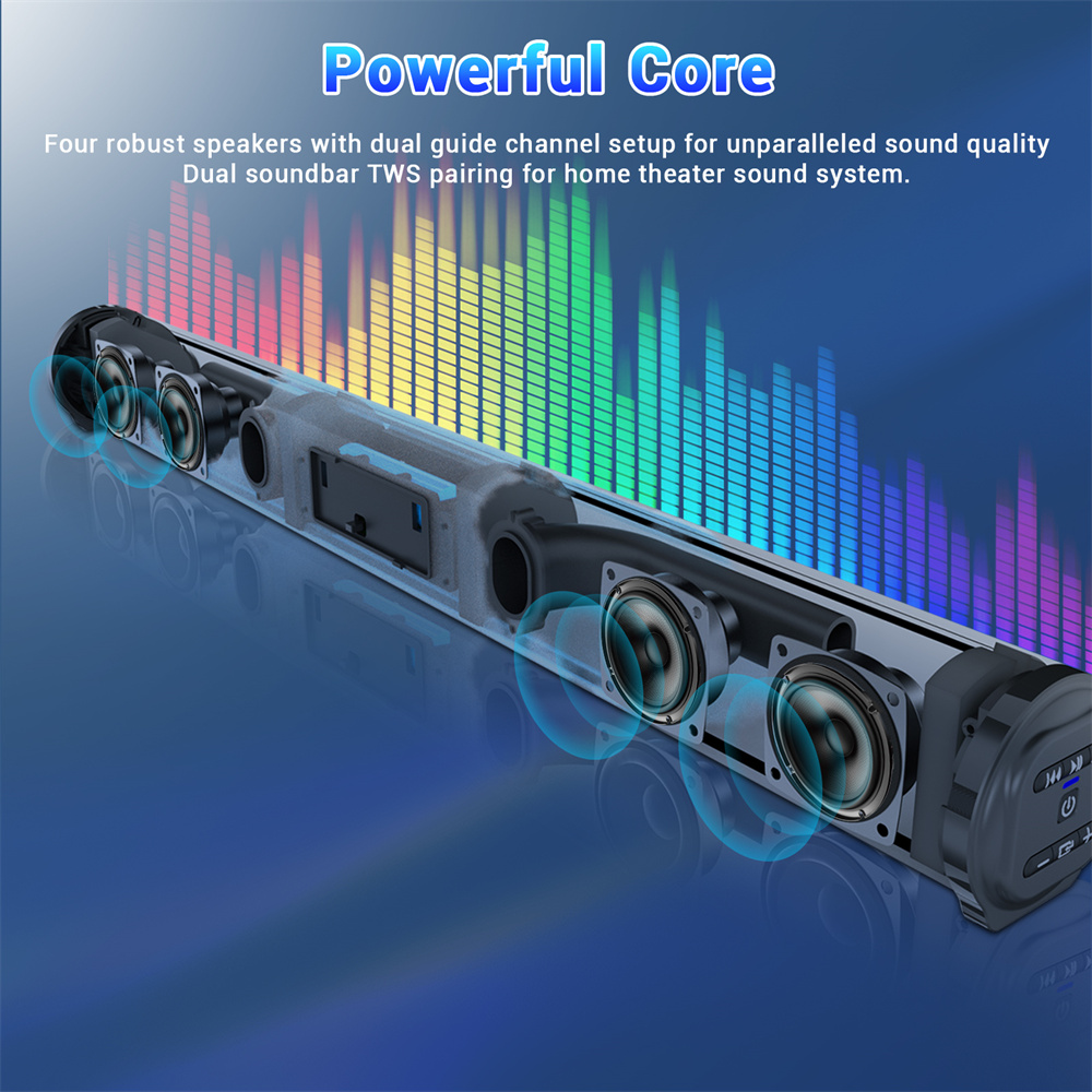 Sound Bar TV Sound System Blue - Home Cinema Audio System recensione e prezzo