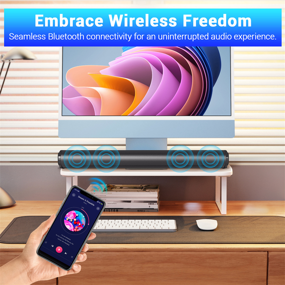 Sound Bar TV Sound System Blue - Home Cinema Audio System recensione e prezzo