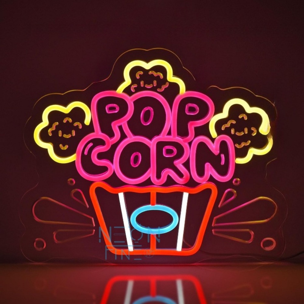Popcorn Movie Cinema Neon Sign - Home Cinema Wall Lights recensione e prezzo