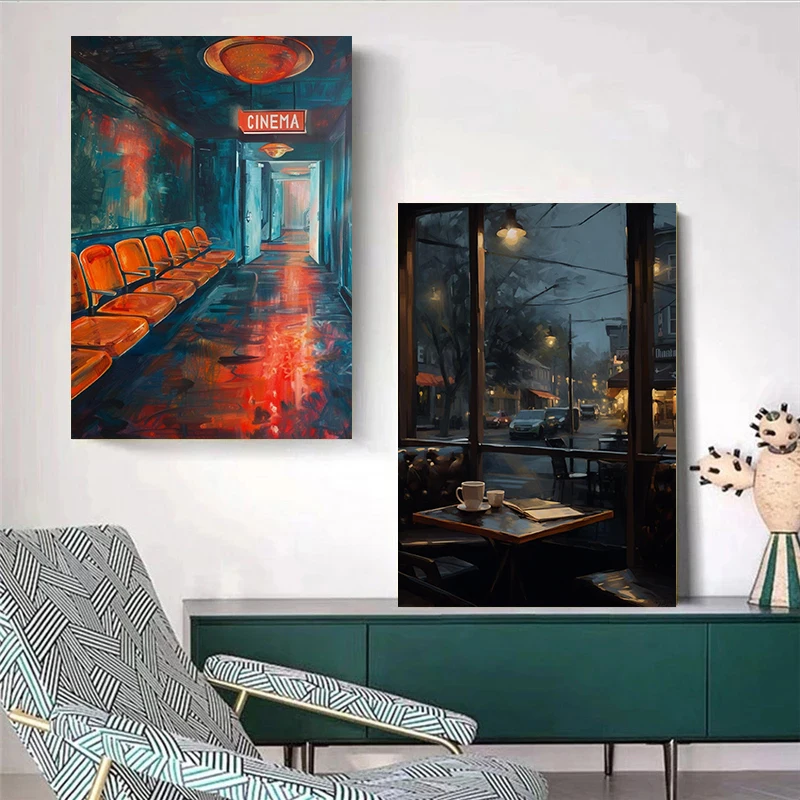 Moody Vintage Night Time Poste - Home Cinema Wall recensione e prezzo