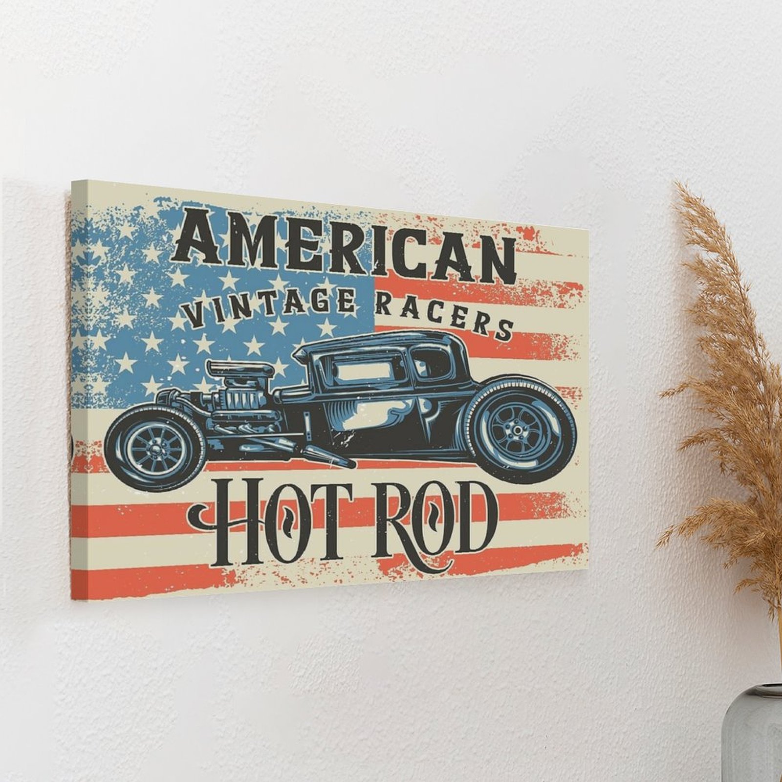 American Hot Rod Canvas Painti - Home Cinema Wall recensione e prezzo
