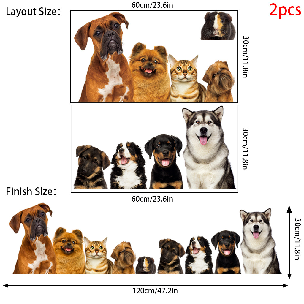 C30# 9 Cute Cats And Dogs Wall - Home Cinema Wall recensione e prezzo