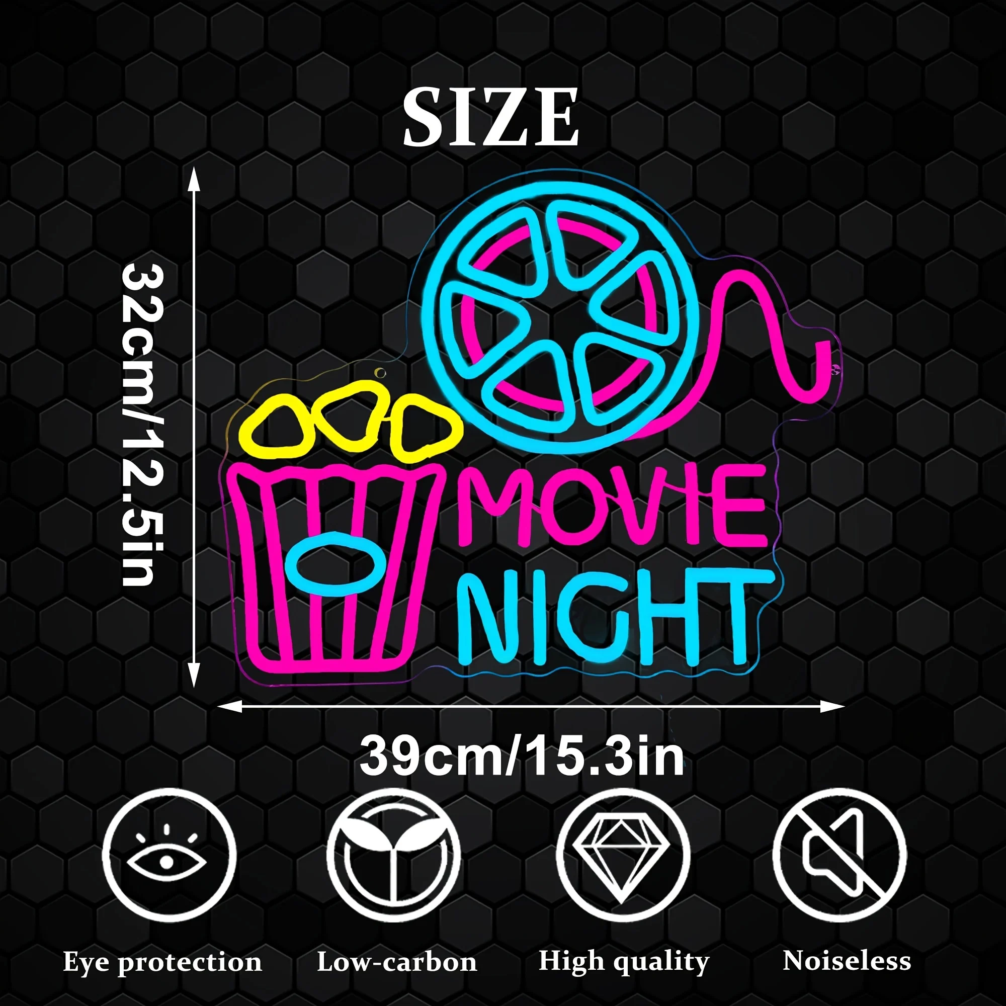 Popcorn Movie Night Paper Box  - Home Cinema Wall Lights recensione e prezzo
