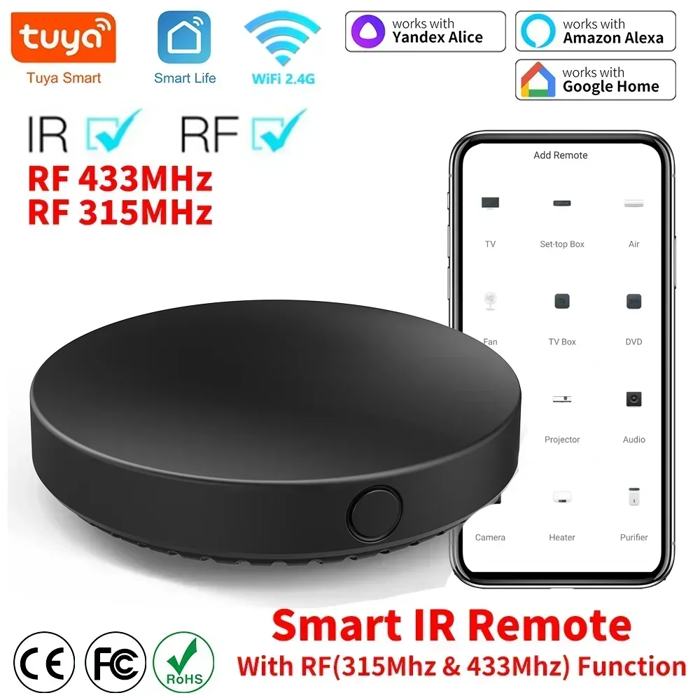 Tuya WiFi IR RF Remote Control - Home Cinema App recensione e prezzo