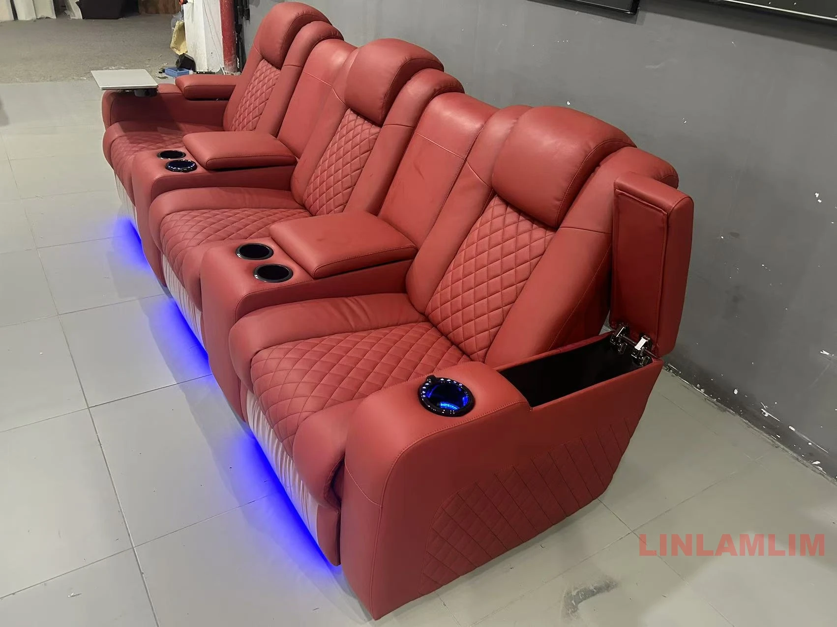 Linlamlim Luxury 3-Seat Reclin - Home Cinema Chairs recensione e prezzo