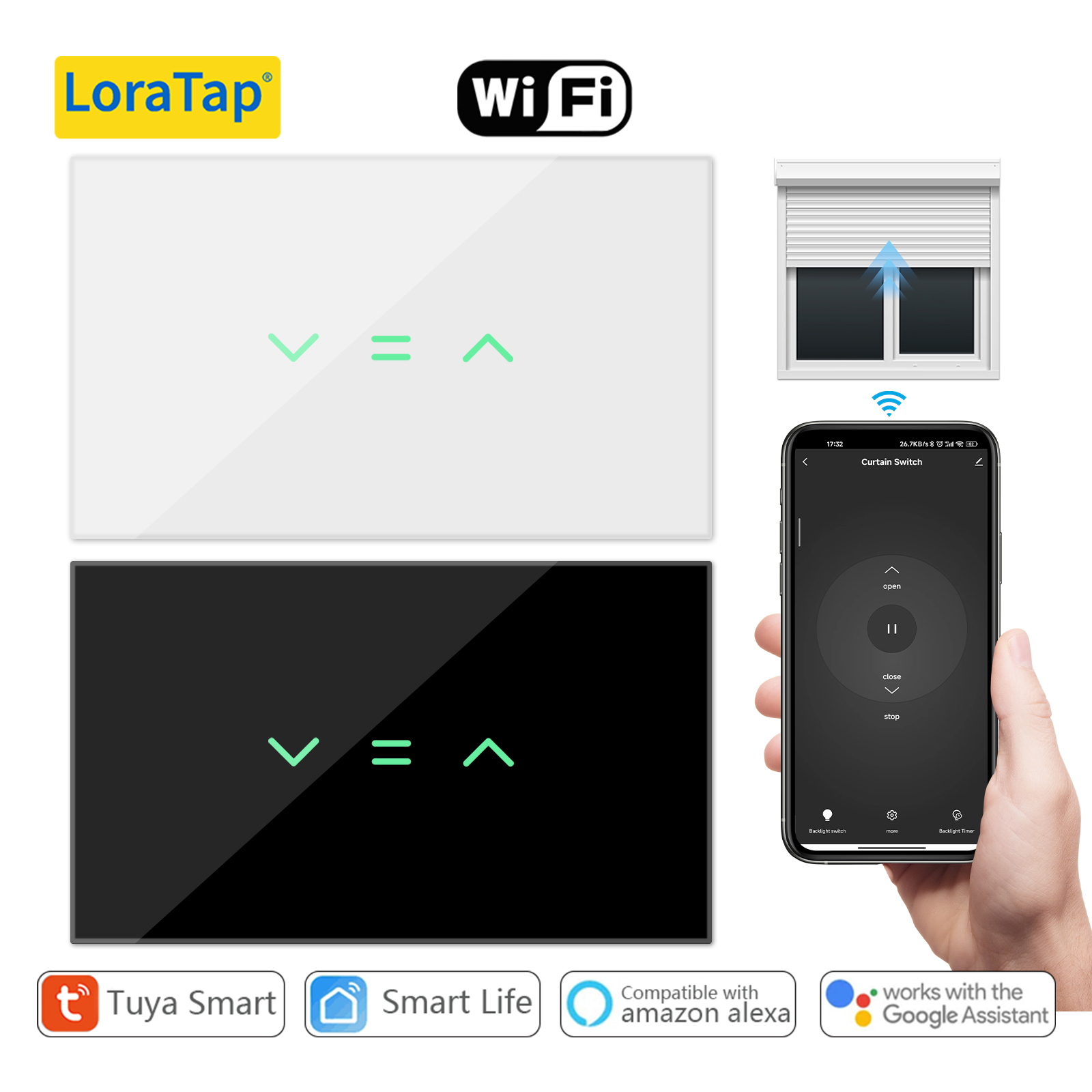 LoraTap US Curtain Blinds Roll - Home Cinema App recensione e prezzo