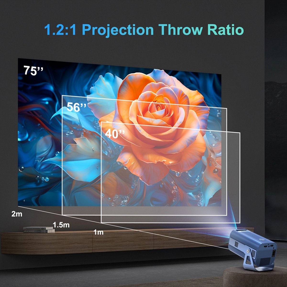 Portable Projector with WiFi6  - Home Cinema Uk recensione e prezzo