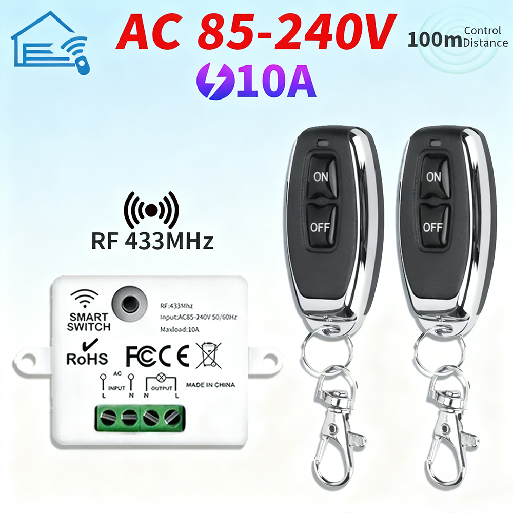 RF 433MHz Wireless Remote Cont - Home Cinema Wall Lights recensione e prezzo