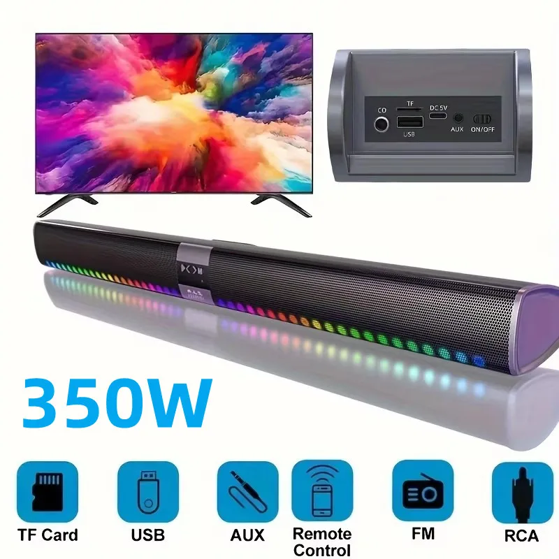 TV Echo Wall Bluetooth Speaker - Home Cinema Wall Lights recensione e prezzo