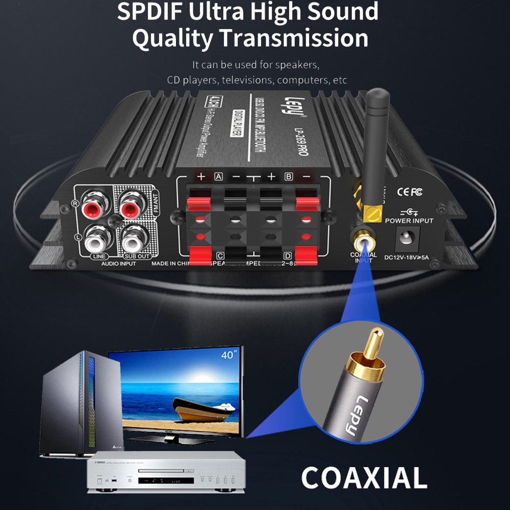 LEPY LP-269PRO 4.1 Channel Amp - Home Cinema Audio System recensione e prezzo
