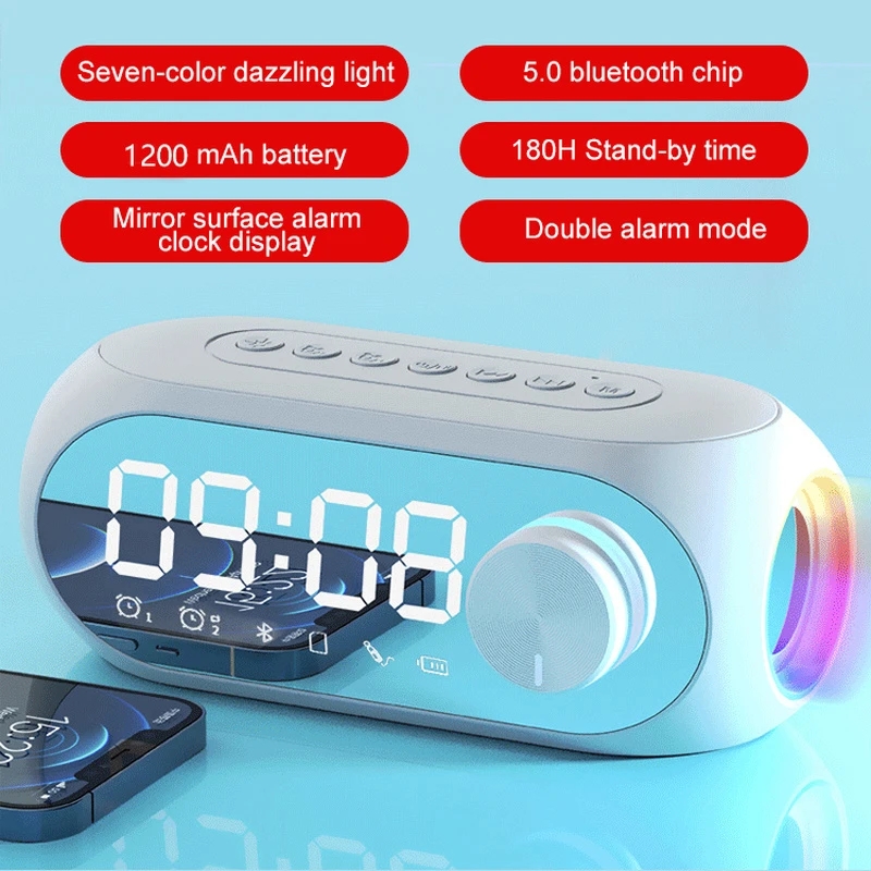 Alarm Clock Radio FM Bluetooth - Home Cinema Chairs recensione e prezzo