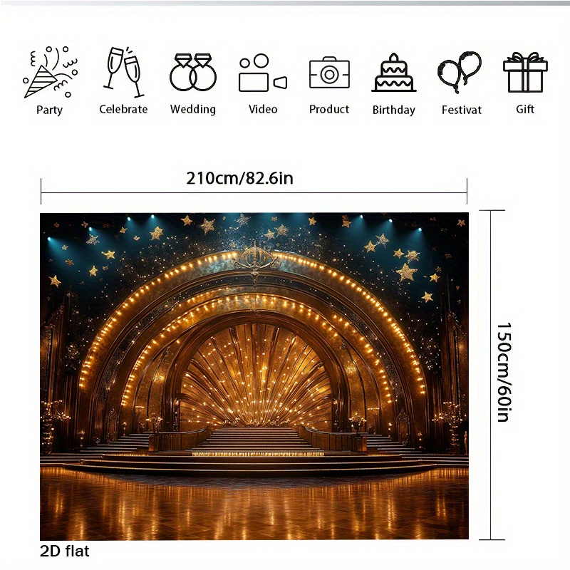 Luxury Golden Theater Stage Ar - Home Cinema Wall Lights recensione e prezzo