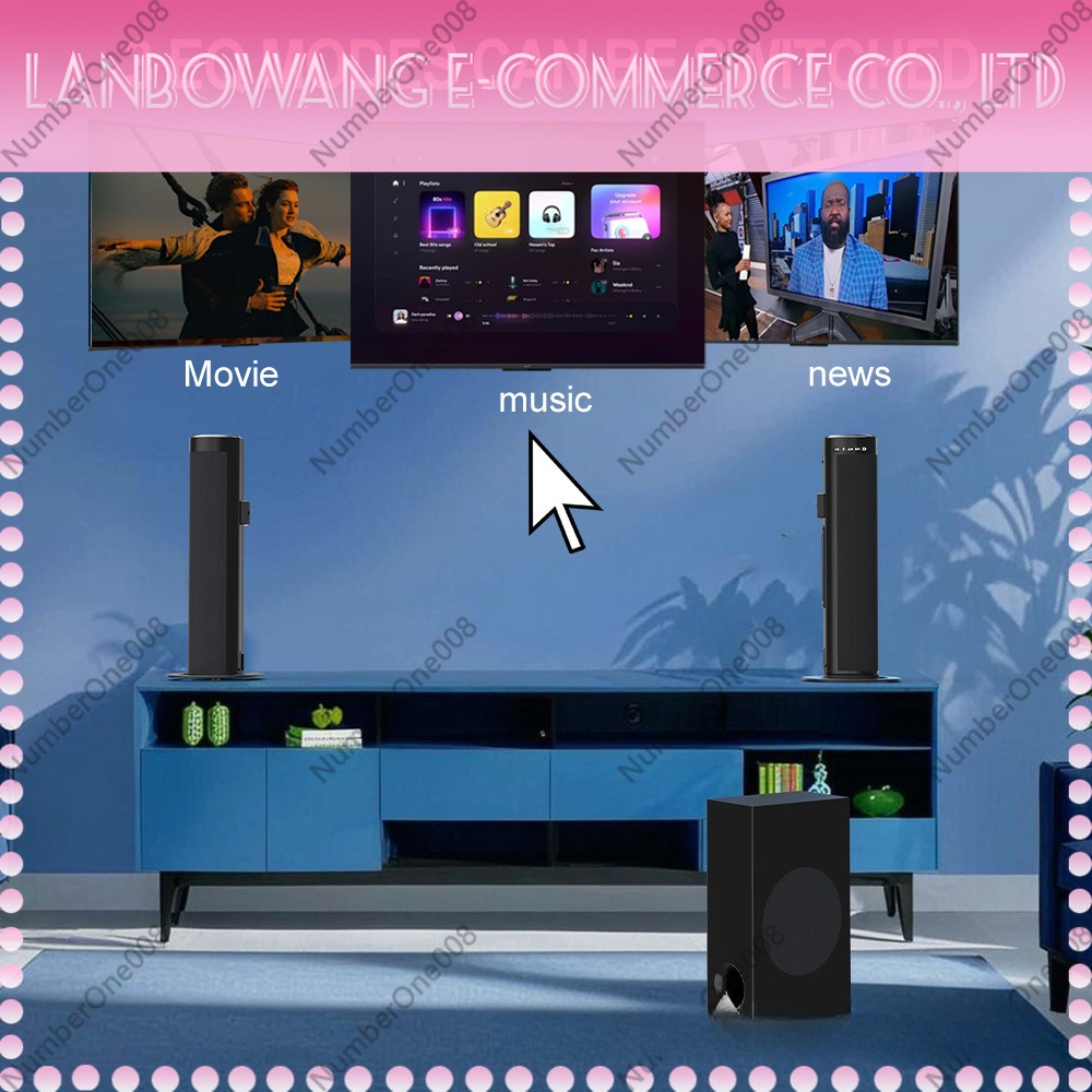 2.1 Channel Soundbar Bluetooth - Home Cinema Wall Lights recensione e prezzo