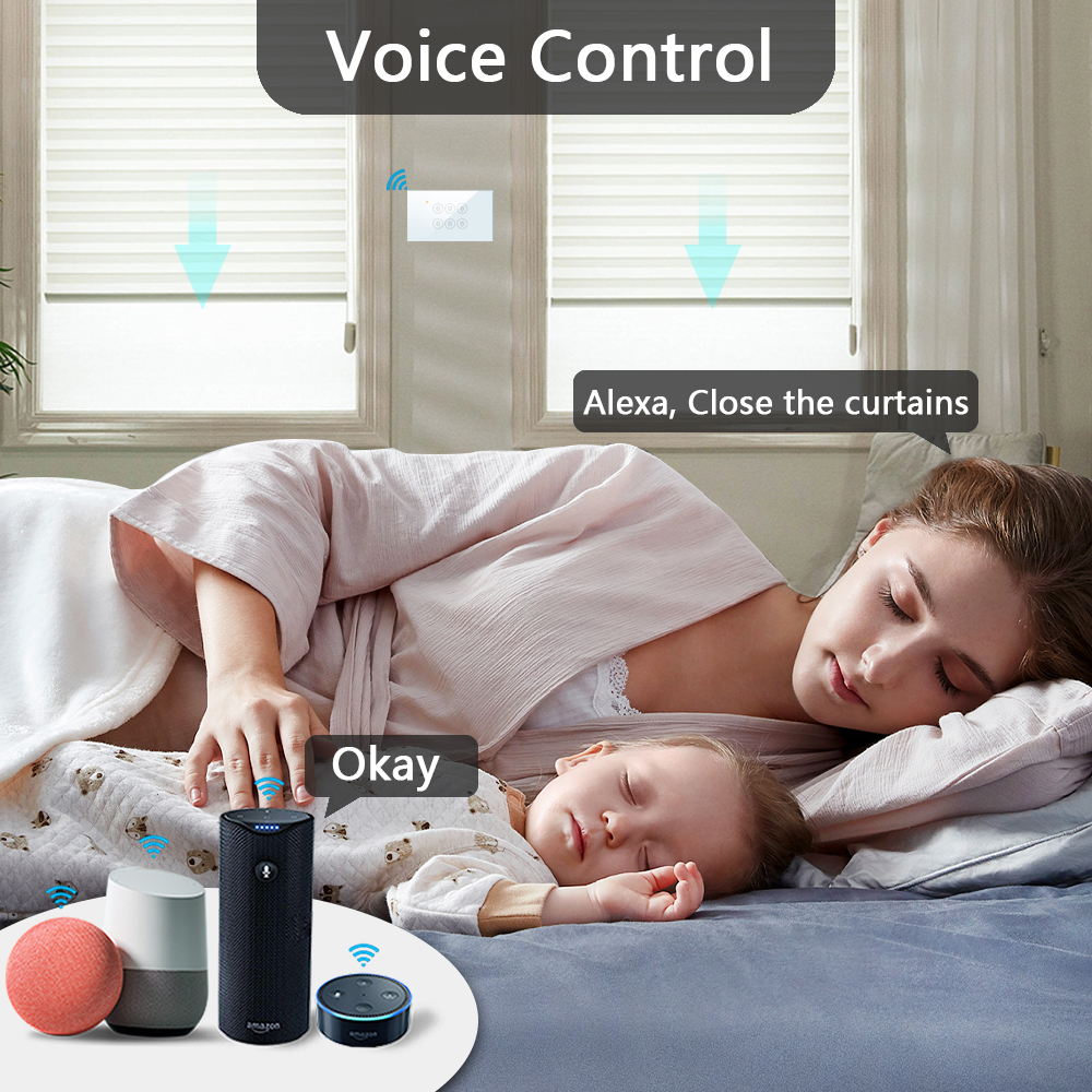 QCSMART WiFi Double Curtain US - Home Cinema App recensione e prezzo