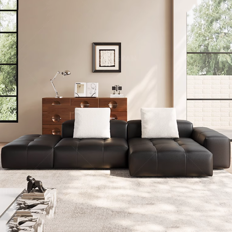 Nordic Leather Compressed Sofa - Home Cinema Room Design recensione e prezzo