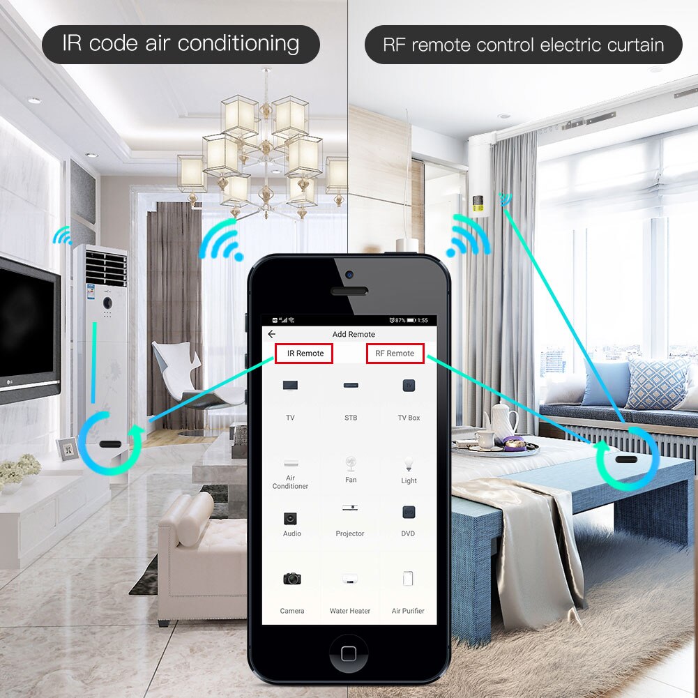 MOES Tuya WiFi IR RF Remote fo - Home Cinema App recensione e prezzo