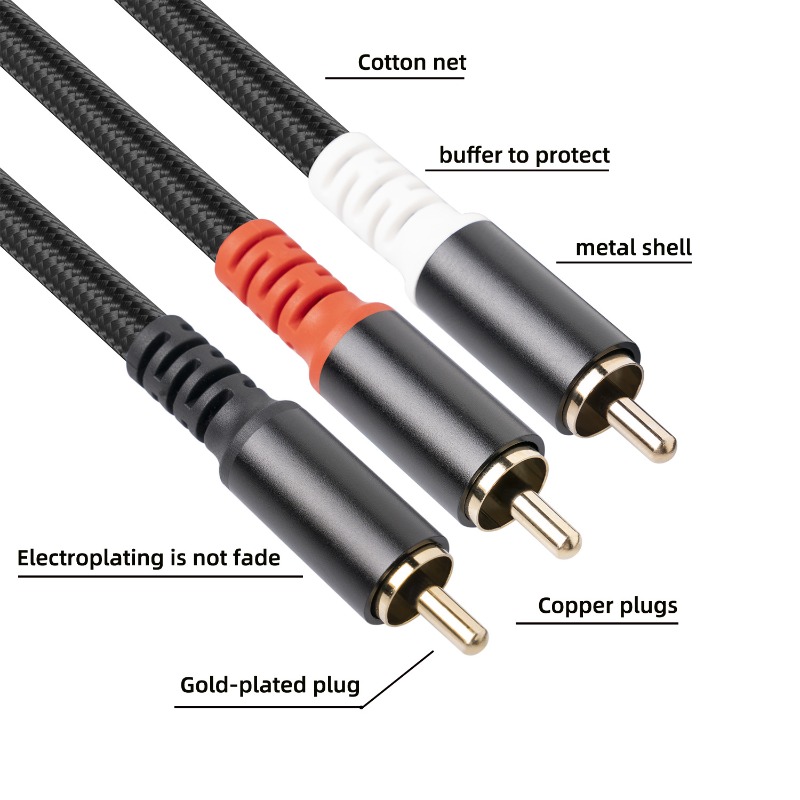 1/2/3M 1 RCA Male To 2 RCA Mal - Home Cinema App recensione e prezzo