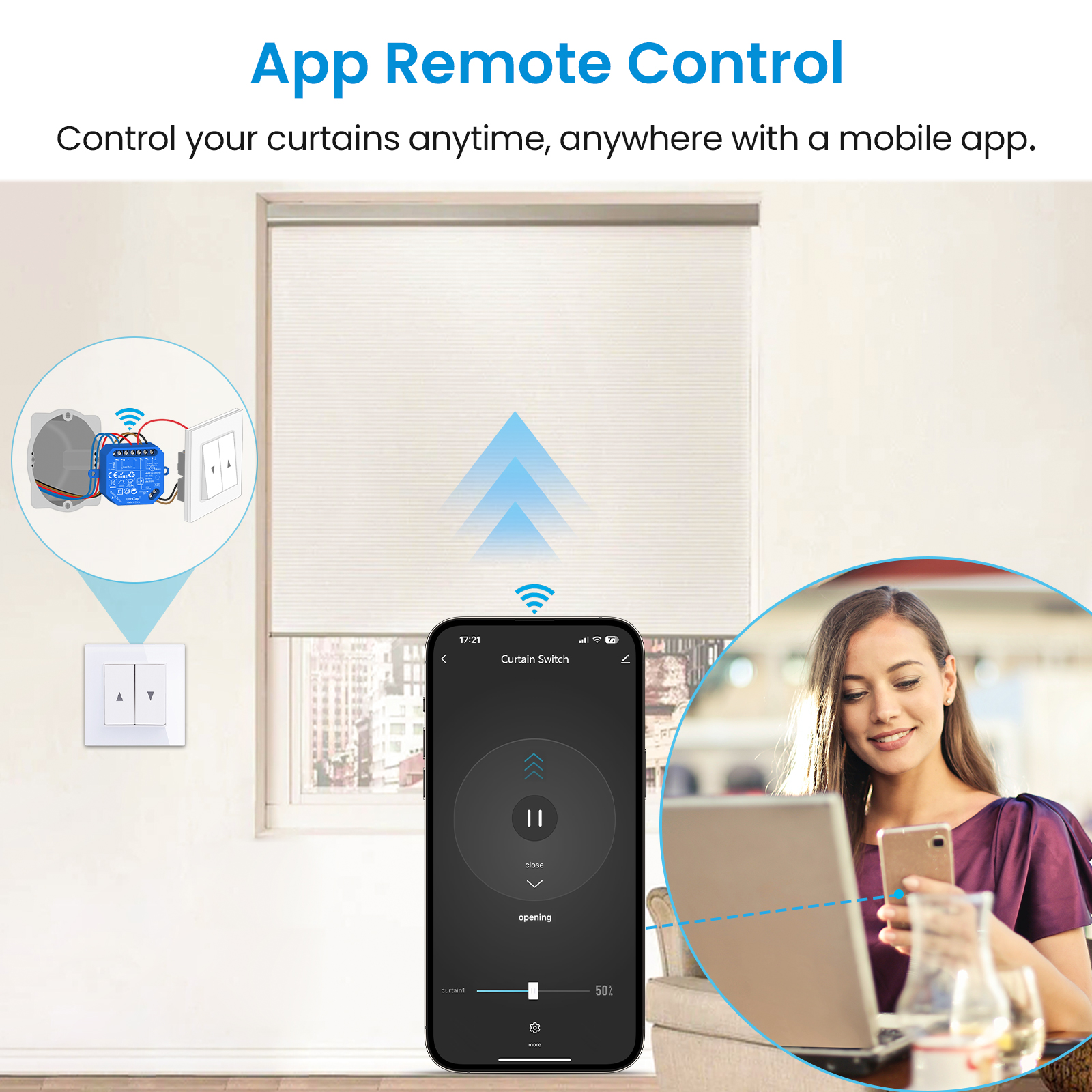 LoraTap Tuya Smart Roller Shut - Home Cinema App recensione e prezzo