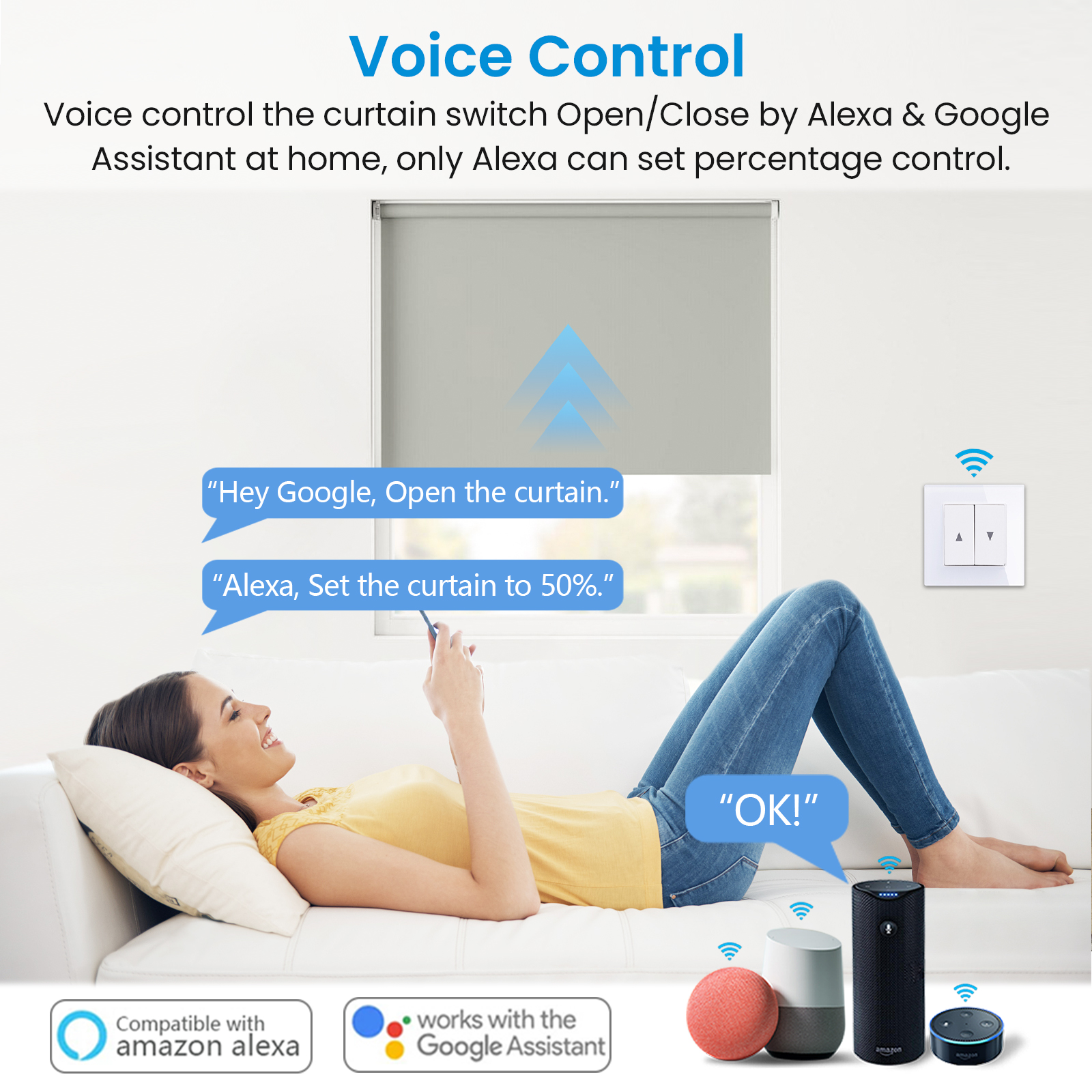 LoraTap Tuya Smart Roller Shut - Home Cinema App recensione e prezzo