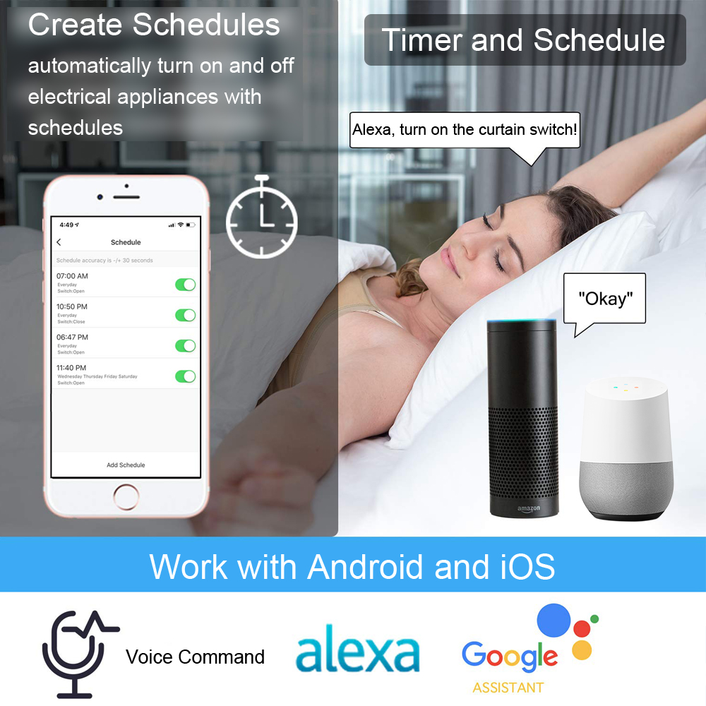 Tuya Smart Life WiFi Curtains  - Home Cinema App recensione e prezzo