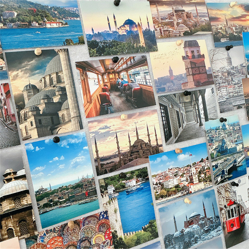 30Pcs 10x14cm Travel Landscape - Home Cinema Wall recensione e prezzo