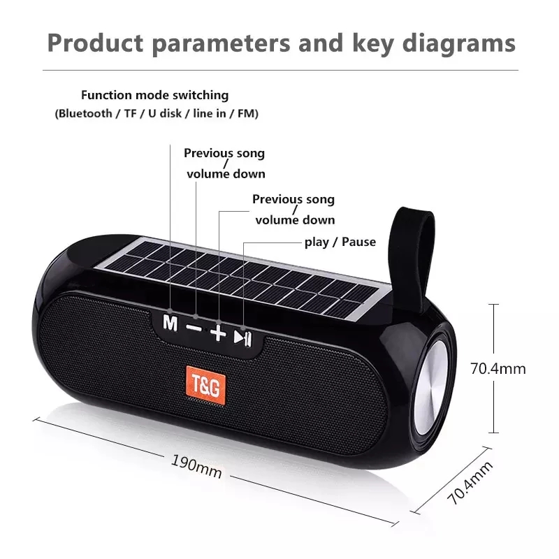 Solar Radio FM Outdoor Portabl - Home Cinema Audio System recensione e prezzo