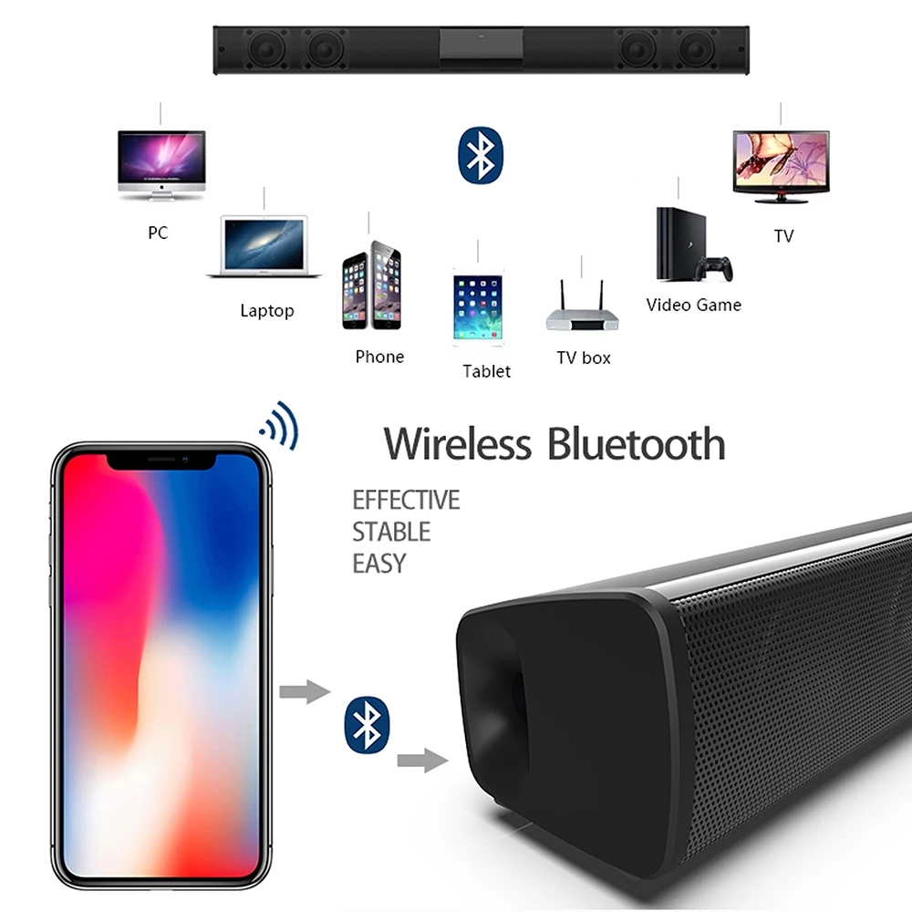 40W Bluetooth Speaker column H - Home Cinema Chairs recensione e prezzo