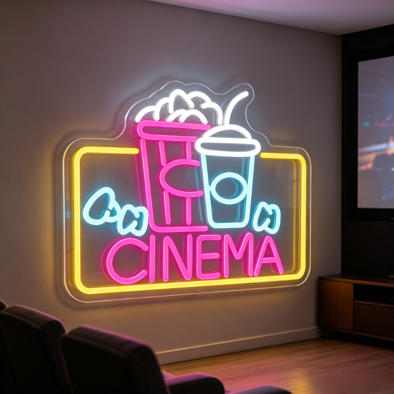 CINEMA Neon Sign USB Dimmable  - Home Cinema Wall Lights recensione e prezzo